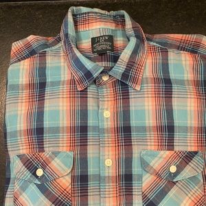 J. Crew men’s  XL heavyweight flannel plaid